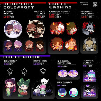 FANMERCH BY MUGWO ANY FORM OF REPOST, REPRINT, TRACE, COPY, AI TRAINING, AND USAGE WITHOUT PERMISSION IS PROHIBITED!